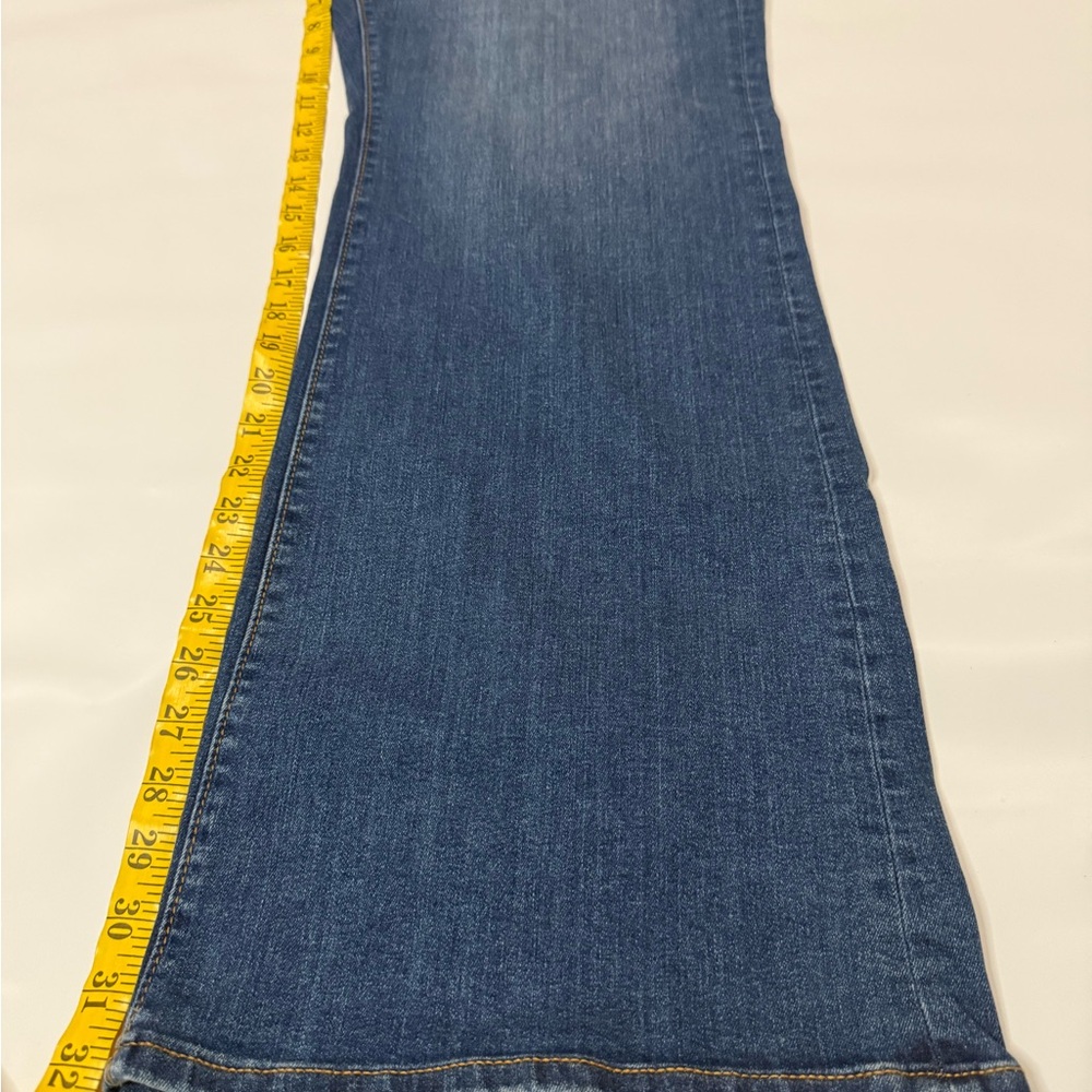 Ann Taylor The Boot mid rise NWT Classic Blue Women's Jeans Size 18 curvy - Picture 9 of 16